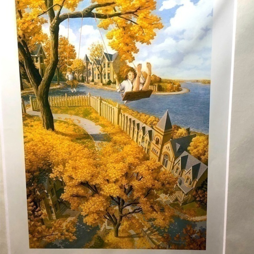 Rob Gonsalves 11 x 14 Matted Print On The Upswing